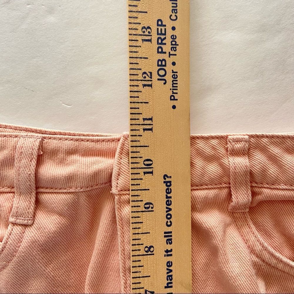 Zulu and Zephyr Cutoff High-Waisted Shorts XS Coral - Picture 6 of 8